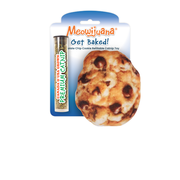 Get Baked Cookie Refillable Cat Toy - 12 Pk/Case