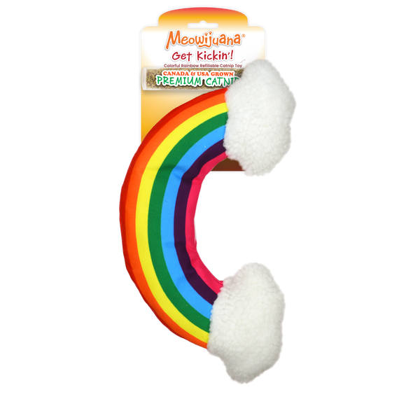 Get Kickin' Rainbow Catnip Kicker - 12 Pk/Case