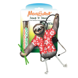 Jump 'n' Jamb Wild Sloth Catnip Teaser Toy