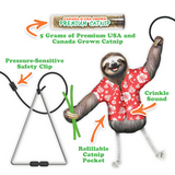 Jump 'n' Jamb Wild Sloth Catnip Teaser Toy