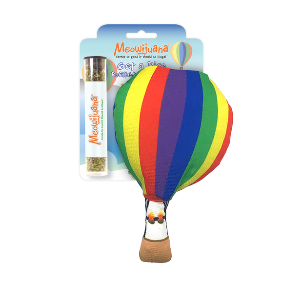 Get A Rise Hot Air Balloon Refillable Catnip Toy - 12 Pk/Case