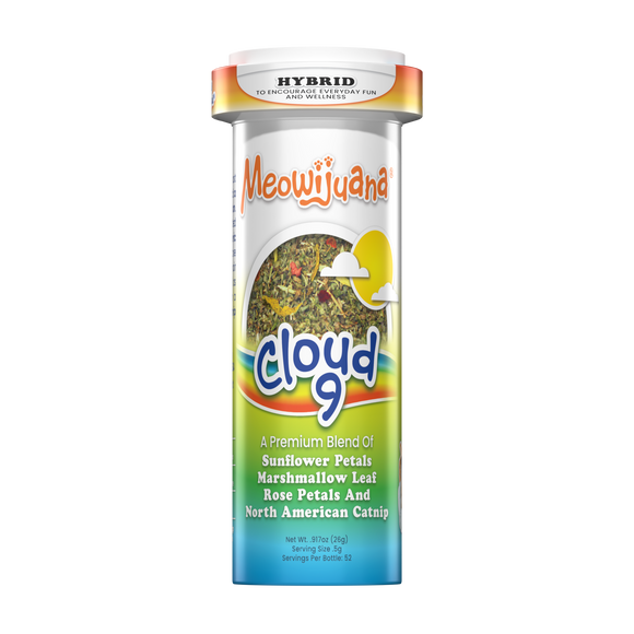 Cloud 9 - Catnip, Sunflower Petal, Rose Petal, and Marshmallow Leaf Blend