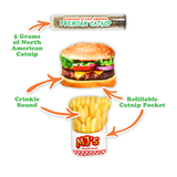 Get Hungry Refillable Burger and Fries - Case Pack - 12/case