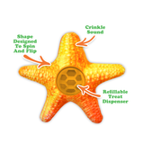 Knock 'n' Nibble Starfish Treat Dispensing Toy