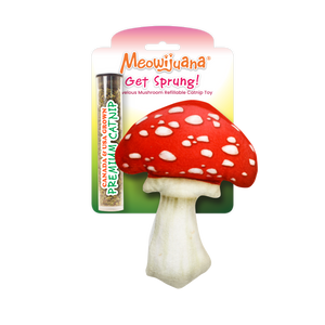 Get Sprung Marvelous Mushroom Catnip Toy
