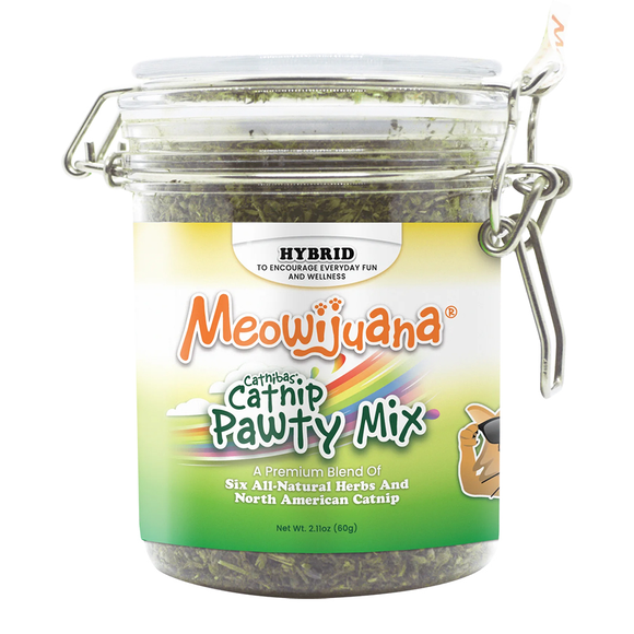 Catnip Pawty Mix Jar - 4 Pk/Case