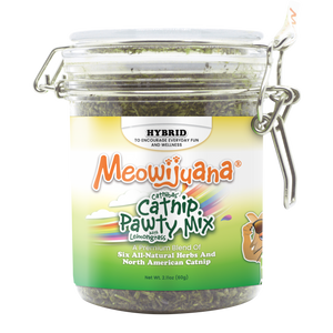 Catnip Pawty Mix with Lemongrass Jar - 4 Pk/Case