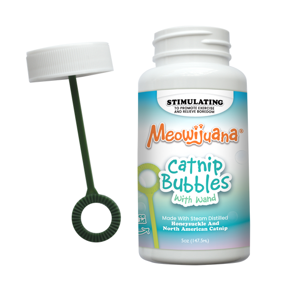 5 Ounce Catnip Bubbles with Honeysuckle - 12 Pk/Case