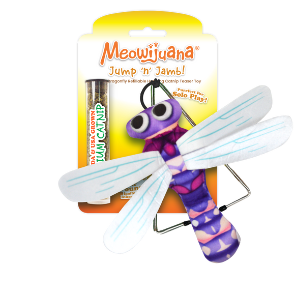 Jump 'n' Jamb Flashy Dragonfly Catnip Teaser Toy
