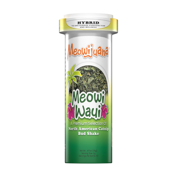 Meowi-Waui - Ground Catnip and Catnip Buds - 12 Pk/Case