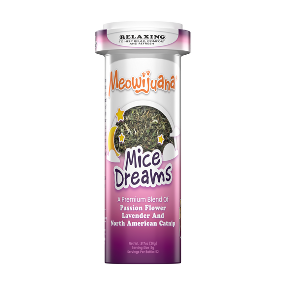 Mice Dreams - Passion Flower, Lavender, and Catnip Blend - 12 Pk/Case