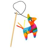Get Smashed Llama Piñata Catnip Wand Toy